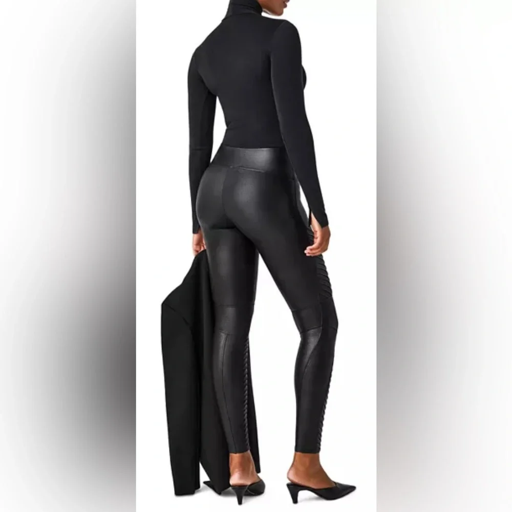 SPANX Moto Faux Leather‎ Leggings